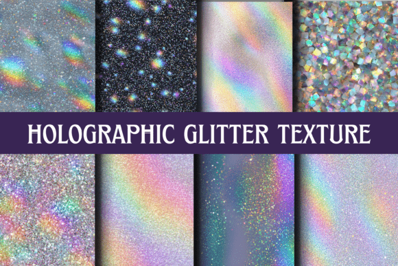 Download Holographic Glitter Texture - Holographic Collection