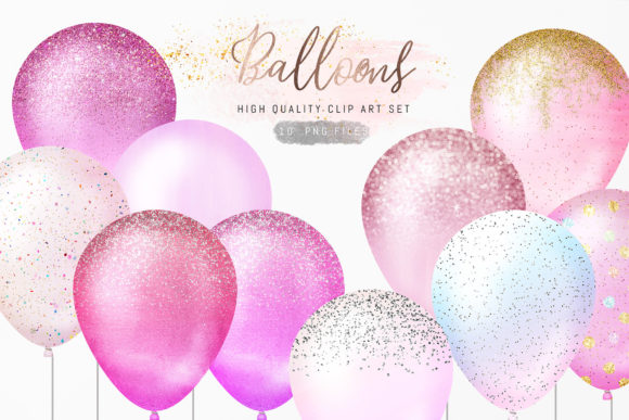 Download Glitter Sparkle Confetti Balloons - Sparkle Collection