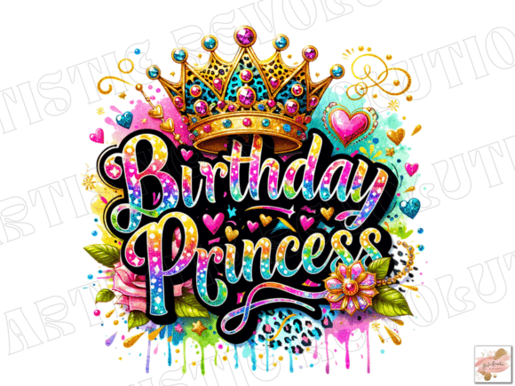 Download Girly Birthday Png Birthday Princess Png - Premium Resources