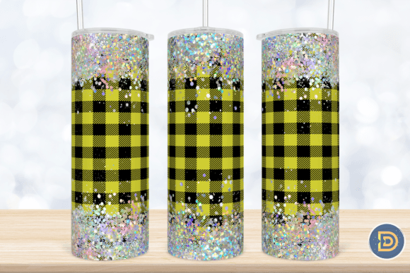 Download Holographic Glitter Plaid Tumbler PNG - Holographic Collection